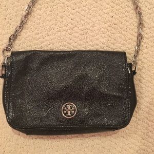 Tory Burch Black Crossbody Like New!